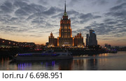 Ночная Москва (2014 год). Редакционное видео, видеограф Наталья Волкова / Фотобанк Лори