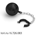 Тюремные кандалы. Стоковая иллюстрация, иллюстратор Горбунов Владимир / Фотобанк Лори