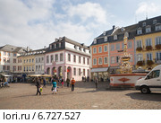 Площадь Haupt-markt в Трире. Германия (2014 год). Редакционное фото, фотограф Владимир Чинин / Фотобанк Лори