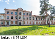 Город Рассказово. Бывший приют купца Асеева для малолетних детей-сирот (2014 год). Стоковое фото, фотограф Сергей Лаврентьев / Фотобанк Лори