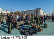 День призывника, г. Чита (2014 год). Редакционное фото, фотограф Геннадий Соловьев / Фотобанк Лори