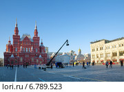 Москва. Киносъемка Красной площади (2014 год). Редакционное фото, фотограф Елена Коромыслова / Фотобанк Лори