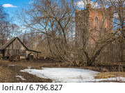 Разрушенное имение барона В. Ф. Фон Дер Лауница в Каргашино. Сасовский район, Рязанская область (2014 год). Стоковое фото, фотограф Марина Круглякова / Фотобанк Лори