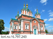 Крестовоздвиженский собор Брусенского монастыря в Коломне (2014 год). Стоковое фото, фотограф Овчинникова Ирина / Фотобанк Лори