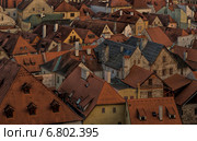 Крыши г.Крумлов (Чехия) (2014 год). Редакционное фото, фотограф Андрей Лукашенко / Фотобанк Лори