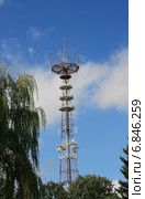 Телерадиовышка, 1956 г., Минск, Беларусь (2014 год). Стоковое фото, фотограф Марина Шатерова / Фотобанк Лори