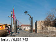 Ворота Корвина. БУдапешт, Венгрия (2014 год). Редакционное фото, фотограф Бурмистрова Ирина / Фотобанк Лори