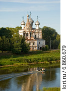 Церковь Иоанна Златоуста (Мироносицкая) в Вологде, 1664 год (2014 год). Стоковое фото, фотограф Александр Щепин / Фотобанк Лори