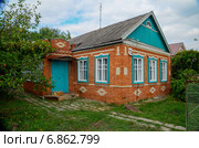 Старый Кирпичный Кубанский Станичный дом. Стоковое фото, фотограф Илья Пермяков / Фотобанк Лори