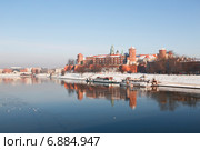 Исторический королевский замок Вавель в Кракове (2014 год). Стоковое фото, фотограф Наталья Волкова / Фотобанк Лори