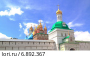 Троице-Сергиева лавра в городе Сергиев Посад, Россия (2015 год). Стоковое видео, видеограф Кирилл Трифонов / Фотобанк Лори