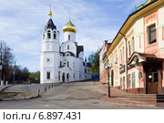 Казанская церковь у Скобы в Нижнем Новгороде. Редакционное фото, фотограф Igor Lijashkov / Фотобанк Лори