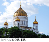Храм Христа Спасителя. Москва (2012 год). Стоковое фото, фотограф Глазков Владимир / Фотобанк Лори