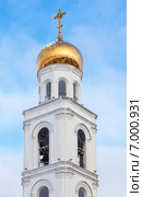 Колокольня Иверского женского монастыря в Самаре. Стоковое фото, фотограф FotograFF / Фотобанк Лори