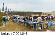 Ежегодный слет шаманов на Байкале (2012 год). Редакционное фото, фотограф Виктория Катьянова / Фотобанк Лори
