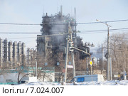 Промышленный пейзаж Тольятти (2015 год). Редакционное фото, фотограф Дудакова / Фотобанк Лори