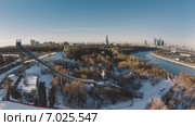 Воробьевы горы. Вид на большой трамплин. (2015 год). Стоковое фото, фотограф Антон Воронков / Фотобанк Лори