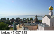 Вид на Ростов Великий (2015 год). Стоковое видео, видеограф Михаил Коханчиков / Фотобанк Лори