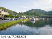 Старинный город Бернкастель-Кус. Германия. (2014 год). Стоковое фото, фотограф Владимир Чинин / Фотобанк Лори