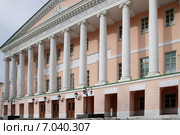 Дом Гагариных на Страстном бульваре (Екатерининская больница у Петровских ворот) после реставрации. Москва (2015 год). Редакционное фото, фотограф Илюхина Наталья / Фотобанк Лори