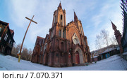 Органный зал в Красноярске. Таймлапс (2015 год). Стоковое видео, видеограф Леван Каджая / Фотобанк Лори