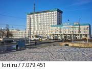 Миасс, Челябинская область, заводоуправление "УралАЗ" (2015 год). Редакционное фото, фотограф Игорь Потапов / Фотобанк Лори