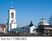 Свято-Богоявленский мужской монастырь в Мстёре (2015 год). Стоковое фото, фотограф Сергей Овчинников / Фотобанк Лори