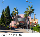 Exterior of municipal theatre of Martos. Andalusia (2014 год). Редакционное фото, фотограф Яков Филимонов / Фотобанк Лори