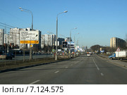 Дублер Варшавского шоссе, Москва (2015 год). Редакционное фото, фотограф Щеголева Ольга / Фотобанк Лори