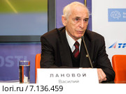 Актер Василий Семёнович Лановой (2014 год). Редакционное фото, фотограф Андрей Дегтярёв / Фотобанк Лори