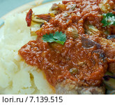 Медальоны из мяса. Традиционная креольская еда. Стоковое фото, фотограф Александр Fanfo / Фотобанк Лори