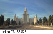 МГУ, таймлапс (2015 год). Стоковое видео, видеограф Кирилл Трифонов / Фотобанк Лори