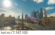 Площадь Дорогомиловская Застава, Москва, таймлапс (2015 год). Редакционное видео, видеограф Серёга / Фотобанк Лори