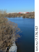 Москва-река в районе Щукино весной (2015 год). Стоковое фото, фотограф lana1501 / Фотобанк Лори