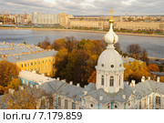 Санкт-Петербург. Смольный собор (2014 год). Стоковое фото, фотограф Галина Попова / Фотобанк Лори