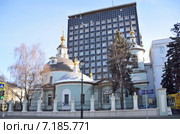 Церковь бессребреников Космы и Дамиана Ассийских на Маросейке, Москва (2015 год). Стоковое фото, фотограф Овчинникова Ирина / Фотобанк Лори