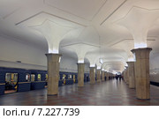 Russia, Moscow, Underground Station Kropotkinskaya Moscow Metro. Редакционное фото, агентство BE&W Photo / Фотобанк Лори