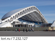 Работы в Стадионе "Фишт", Олимпийский парк,  сочи (2015 год). Редакционное фото, фотограф Юлия Ухина / Фотобанк Лори