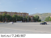 Центральная площадь на Тигран Метс. Кировакан ,Армения (2014 год). Редакционное фото, фотограф Emelinna / Фотобанк Лори