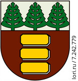 Герб города Седа. Латвия. Стоковая иллюстрация, иллюстратор Владимир Макеев / Фотобанк Лори