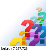 Question Marks Represents Frequently Asked Questions And Answer. Стоковая иллюстрация, иллюстратор Stuart Miles / Фотобанк Лори