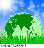 Nature Global Represents Trees Environmental And Earth. Стоковая иллюстрация, иллюстратор Stuart Miles / Фотобанк Лори