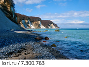 Меловые скалы острова Рюген, берег Балтийского моря. Германия (2015 год). Стоковое фото, фотограф Сергей Куров / Фотобанк Лори