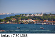 The view from Galata Tower to the Sarayburnu (2014 год). Стоковое фото, фотограф Сергей Пристяжнюк (Serg Zastavkin) / Фотобанк Лори