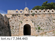 Main entrance to fortress Fortezza in city of Rethymnon, Crete, Greece. Стоковое фото, агентство BE&W Photo / Фотобанк Лори