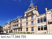 Grand Ducal Palace and the Chamber of Deputies Luxembourg city Grand Duchy of Luxembourg. Стоковое фото, агентство BE&W Photo / Фотобанк Лори