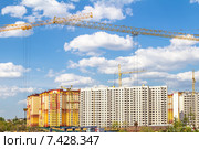 Новостройки в Подмосковье. Новый жилой район «Новые Островцы» на Новорязанском шоссе (2015 год). Стоковое фото, фотограф Владимир Сергеев / Фотобанк Лори
