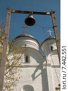 Храм Архангела Михаила в селе Микулино Городище, фрагмент (2015 год). Стоковое фото, фотограф Александр Курлович / Фотобанк Лори