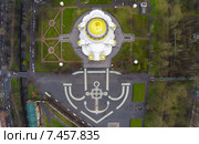 Морской Никольский собор в Кронштадте снятый с квадрокоптера. Стоковое фото, фотограф Андрей Родионов / Фотобанк Лори