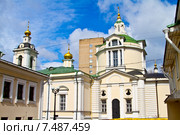 Церковь Святителя Николая Чудотворца. Москва, Вишняковский переулок, 15 (2015 год). Стоковое фото, фотограф Покровский Артур / Фотобанк Лори